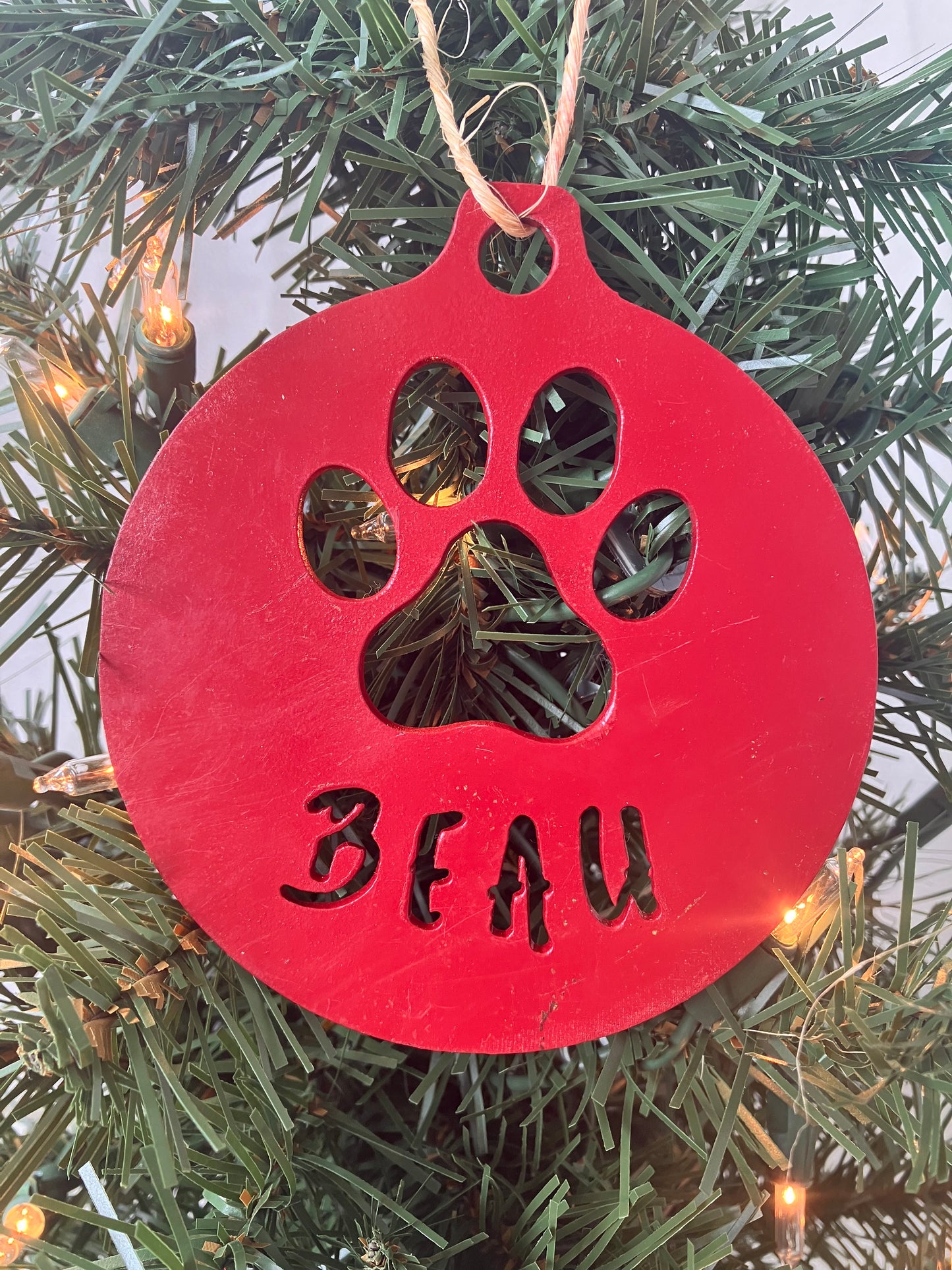Dog or Cat Christmas Tree Ornament